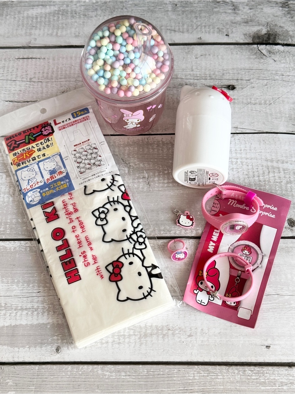 Sanrio Hello Kitty + My Melody Bundle | Japanese Collectibles Lot